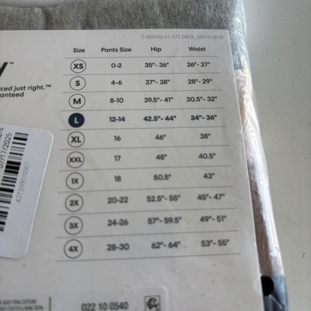 Deal Worthy Women’s 5 Pack Cotton Briefs Underwear, Size L - Picture 5 of 5